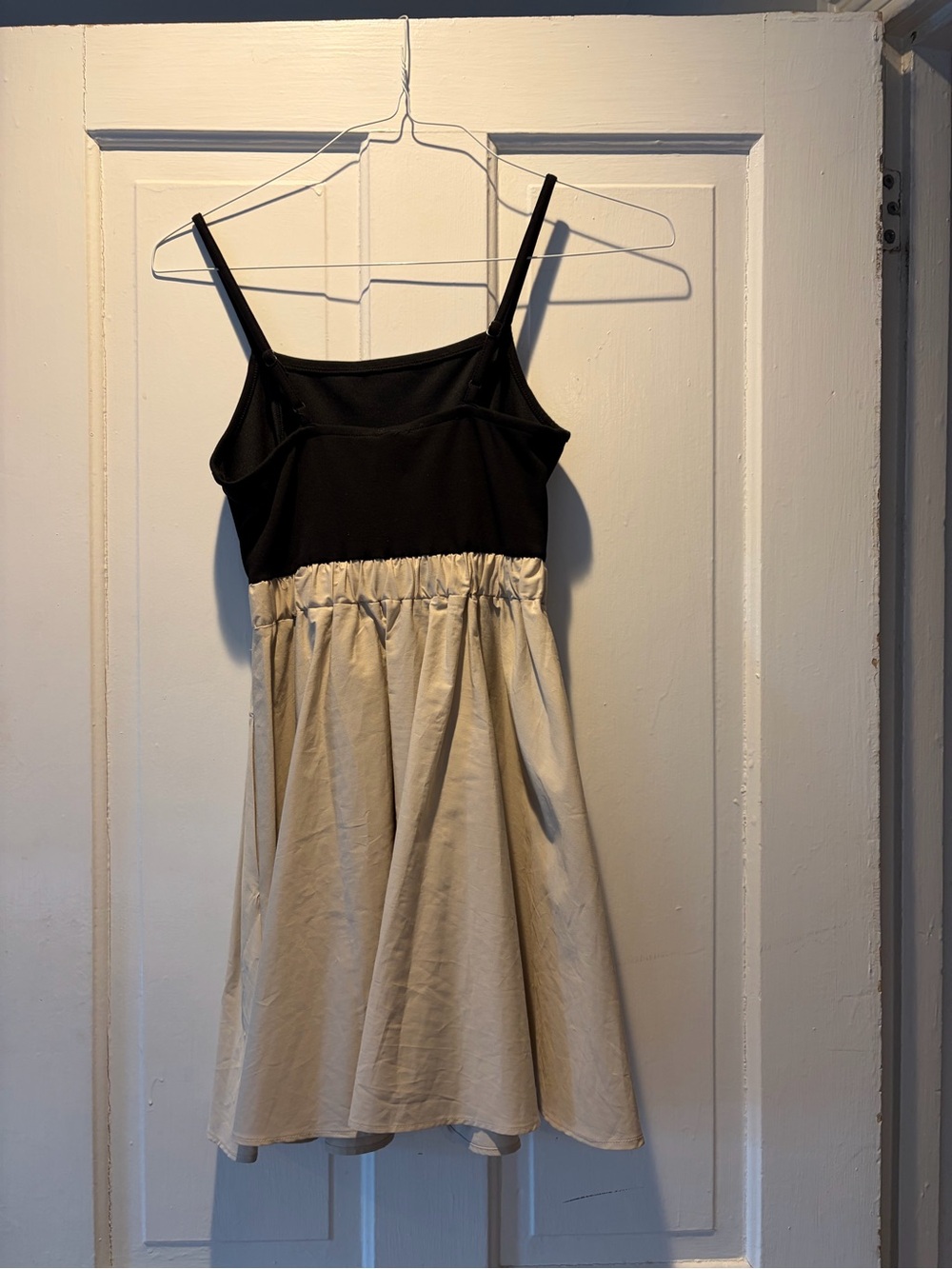 Maeve Black & Cream A-Line Mini Dress - Picture 2 of 4